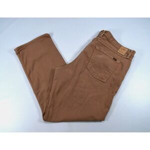 Agave Denim Tan Waterman Relax Straight Pants Men's 40 Inseam 30.5"